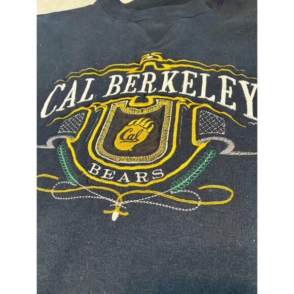 University of California Berkeley Vintage Crewneck Sweatshirt Embroidered 90's - Picture 3 of 7